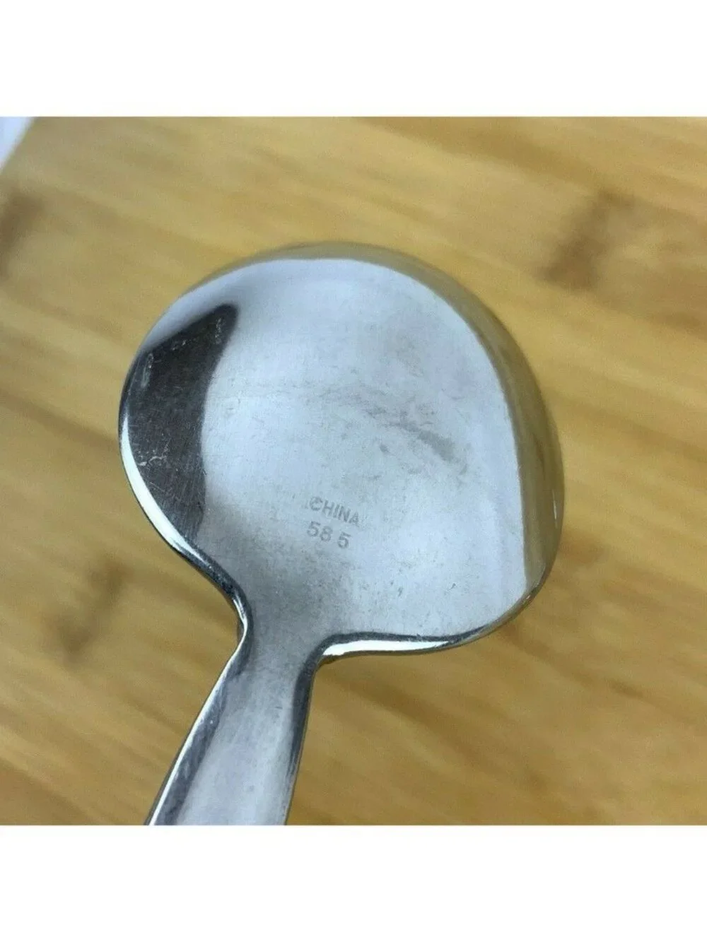 Oneida Leda Set of 3 Oval Soup Spoons 18/10 Stainless Steel Durable Flatware